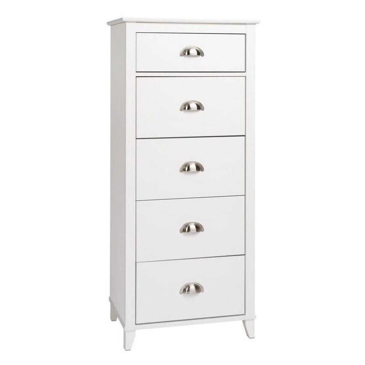 White 5 Drawer Lingerie Chest V466