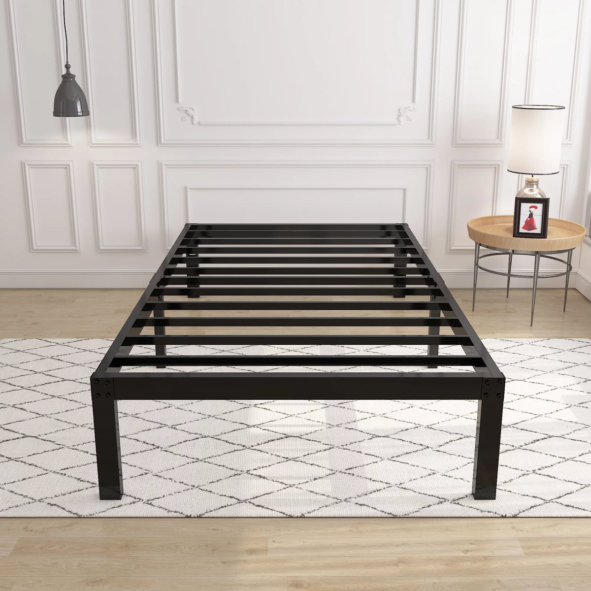 Queen Heavy Duty Metal Platform Bed Frame P1791