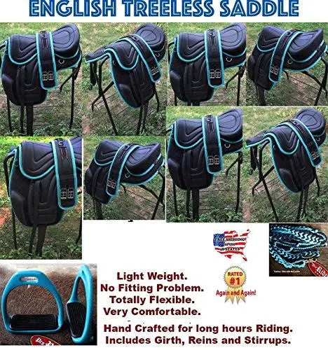 Synthetic Treeless Saddle Stirrups J570142