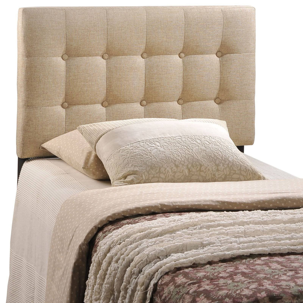 Beige Fabric Headboard W273494