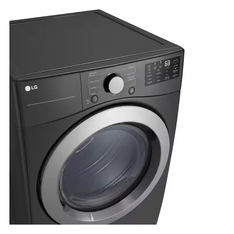 7.4 cu. ft. Vented Stackable Electric Dryer in Black with Sensor Dry S68819