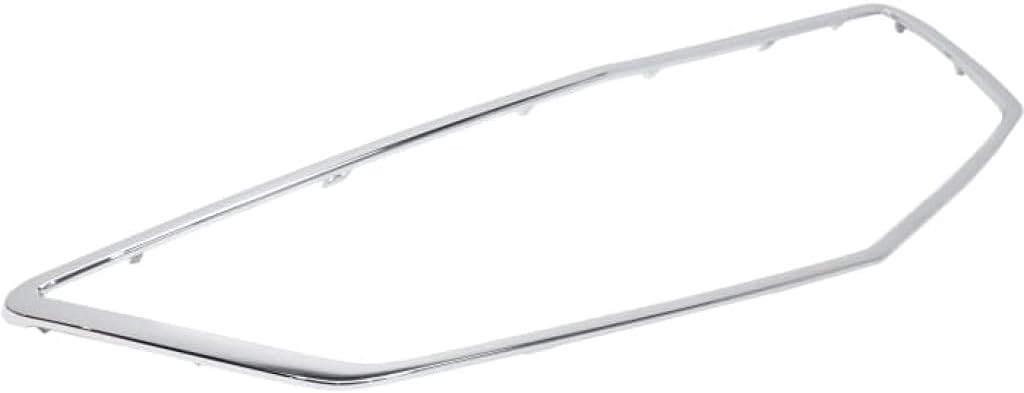 Chrome Plastic Grille Assembly with Clips C53765