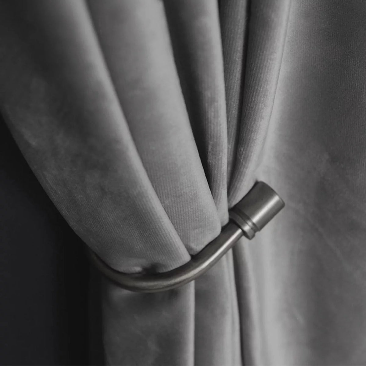 2 Piece Blackout Velvet Curtains Z84243