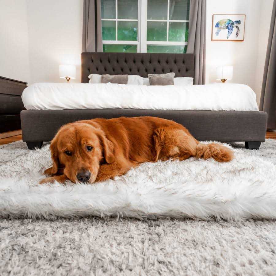 Faux Fur Orthopedic Dog Bed O6028