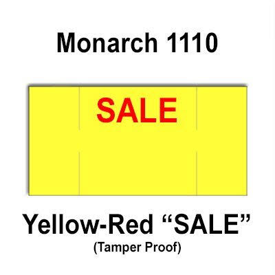 Fluorescent Chartreuse General Purpose Labels for Price Guns U7874