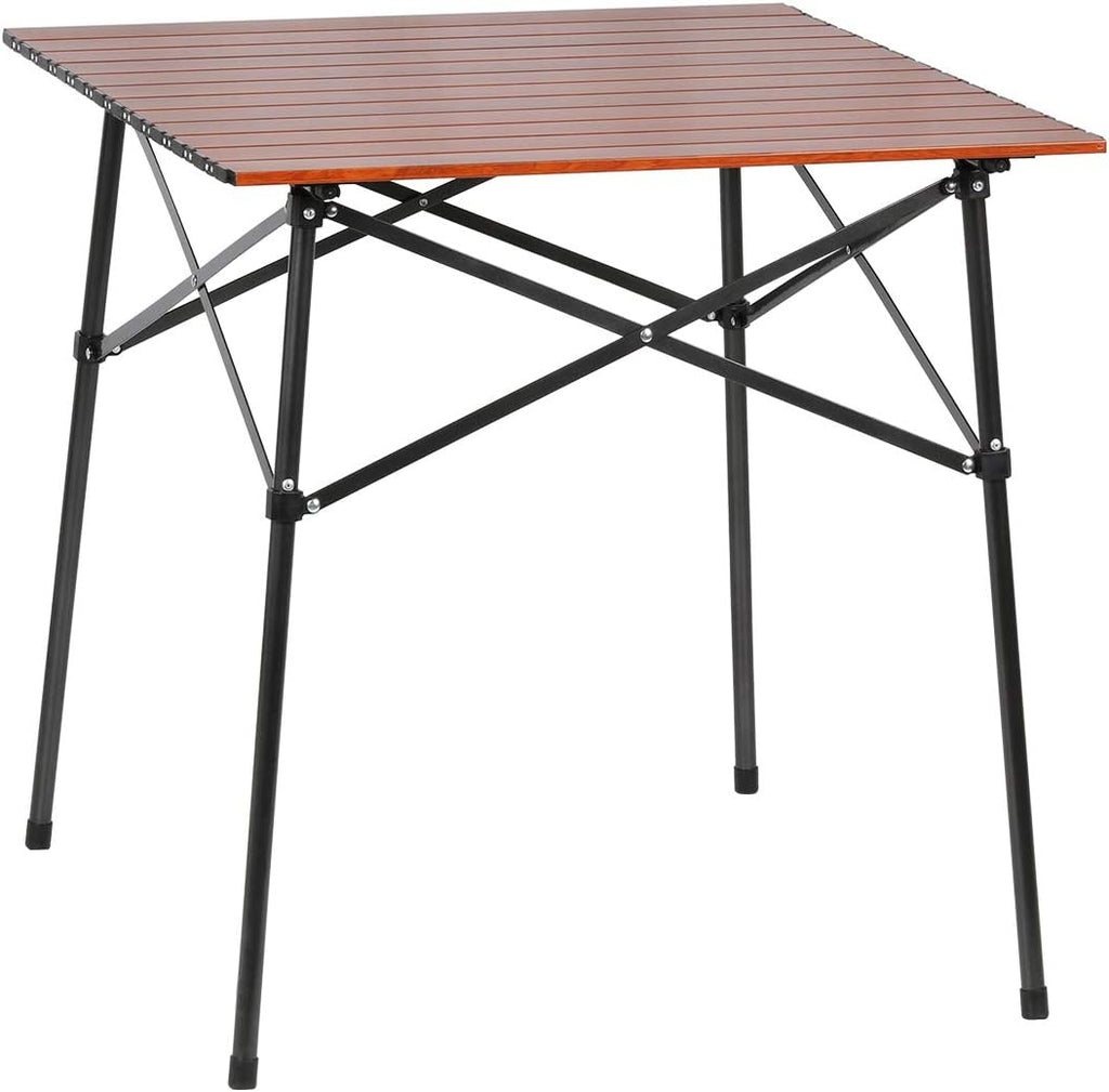 Lightweight Aluminum Folding Square Table with Carry Bag J740