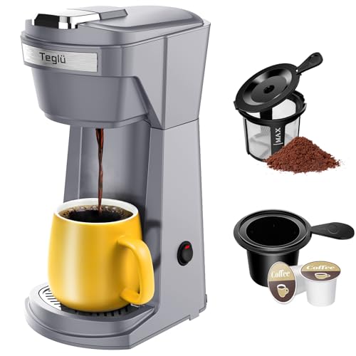 Gray Single Serve Coffee Maker W362