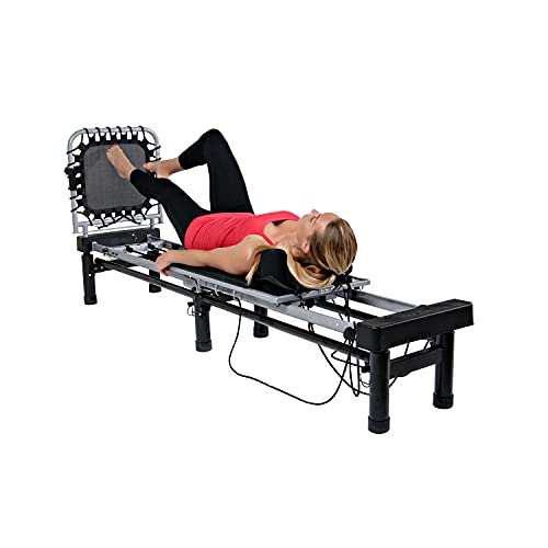 Black Pilates Reformer Workout Machine X13781