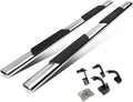 5 Inches Oval Tubing Side Step Nerf Bar Running Board Stainless Steel Polished Chrome P52284
