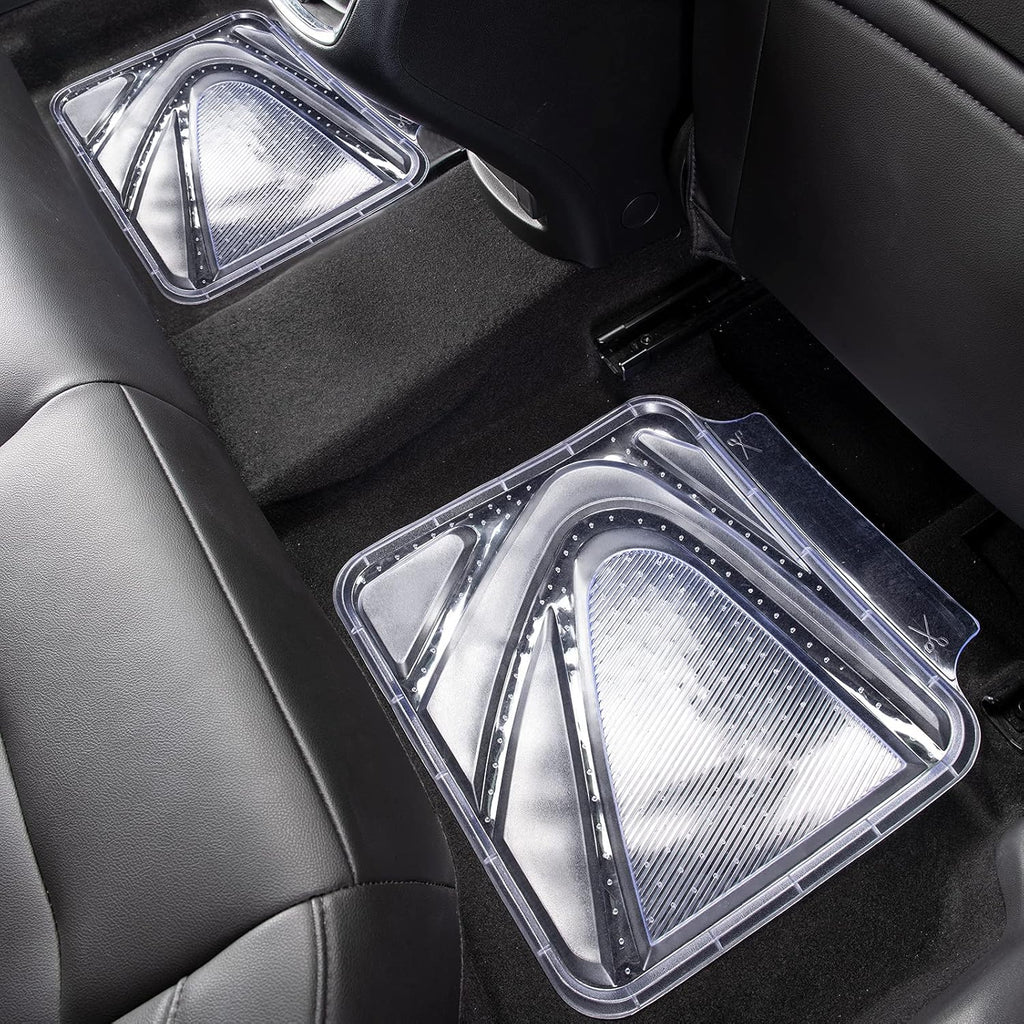 4-Piece Universal Fit Rubber Car Floor Mats W989