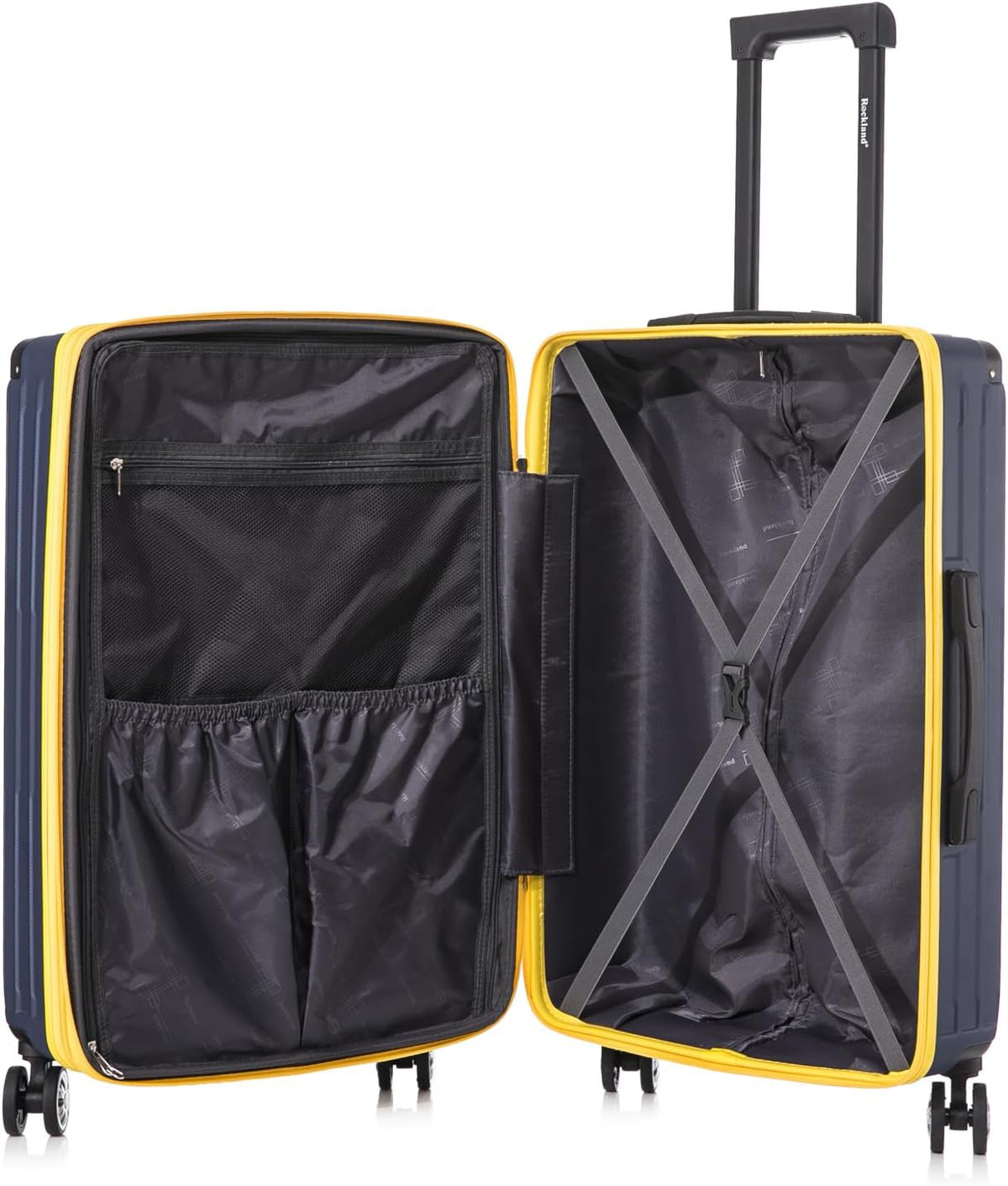 Navy Hardside Spinner Carry On Luggage Set K488