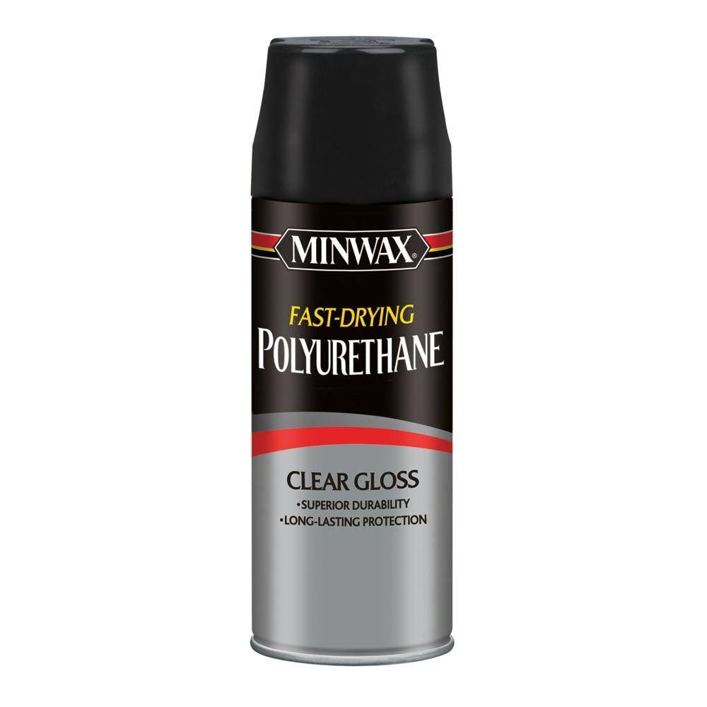 11.5 oz. Gloss Fast-Drying Polyurethane Aerosol Spray 6-Pack V9690