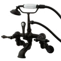 Wall Mount Clawfoot Tub Filler with Hand Shower - Oil Rubbed Bronze A883