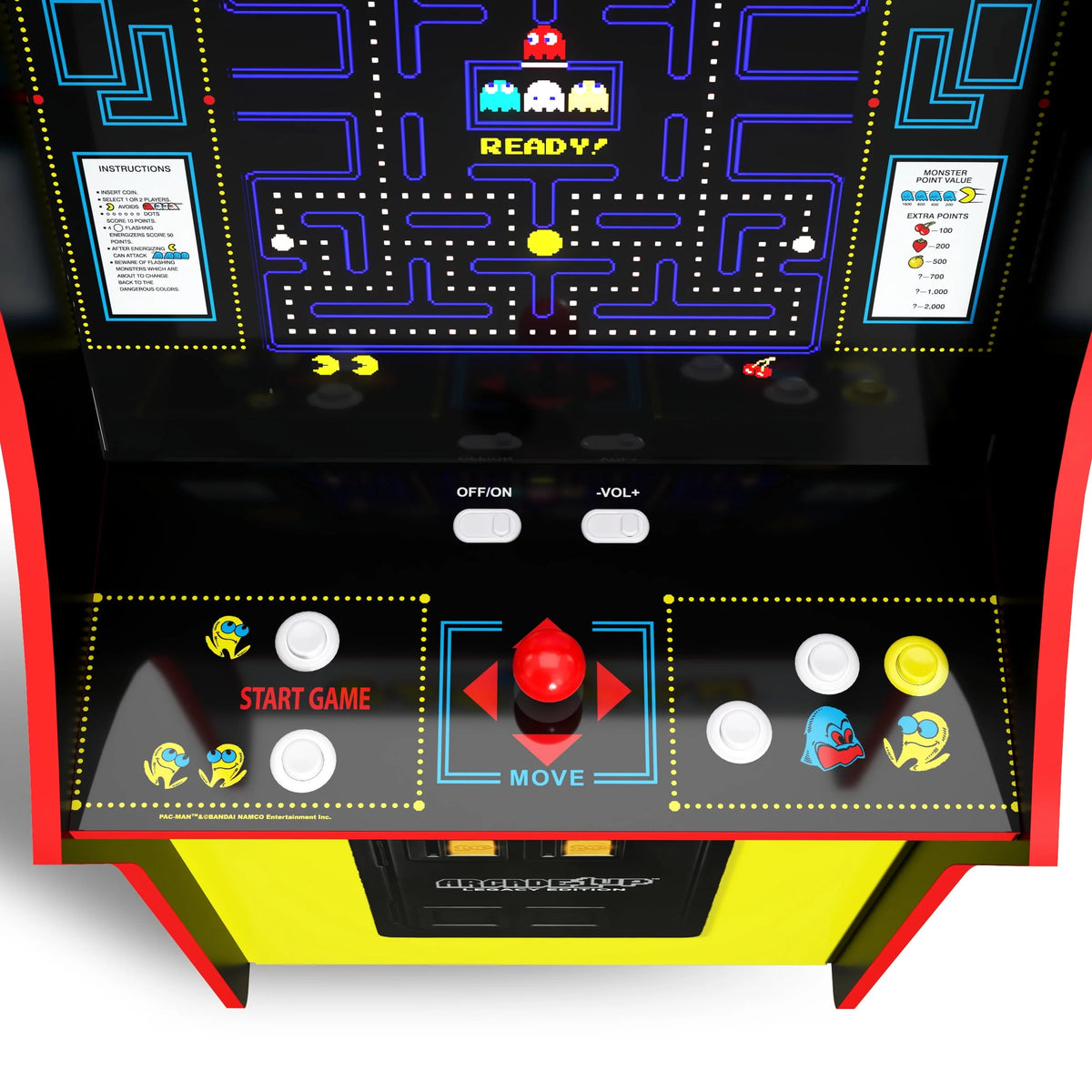 4 Feet Tall 14 Classic Games 17-inch Screen Arcade Game R98928