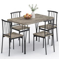 5-Piece Dining Table Set with 4 Chairs P771