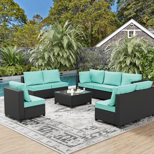 8-Person Rattan Patio Conversation Set U443