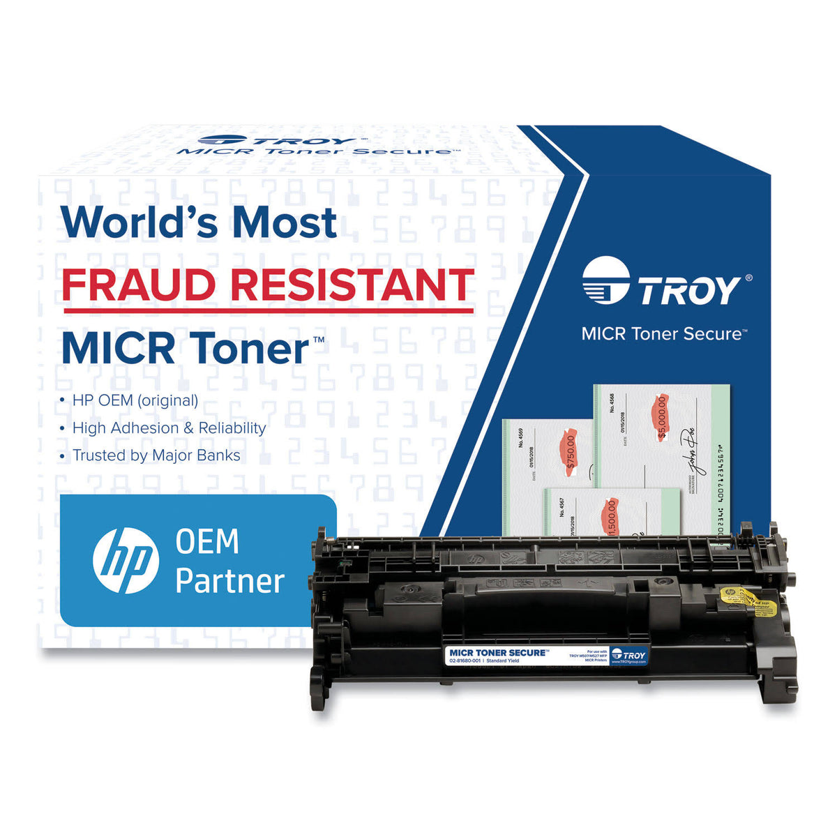 Black Secure MICR Toner Cartridge J17393