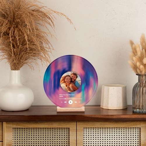Decorative Vinyl Record with Custom Photo D537317