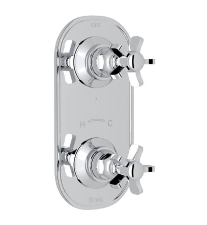 Polished Chrome Thermostatic Trim with Diverter Y3571