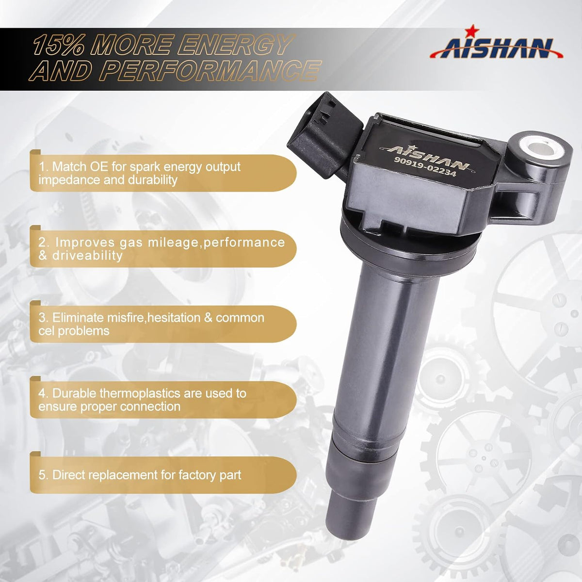 Ignition Coil Pack Compatible with V6 1MZFE Engine G9179
