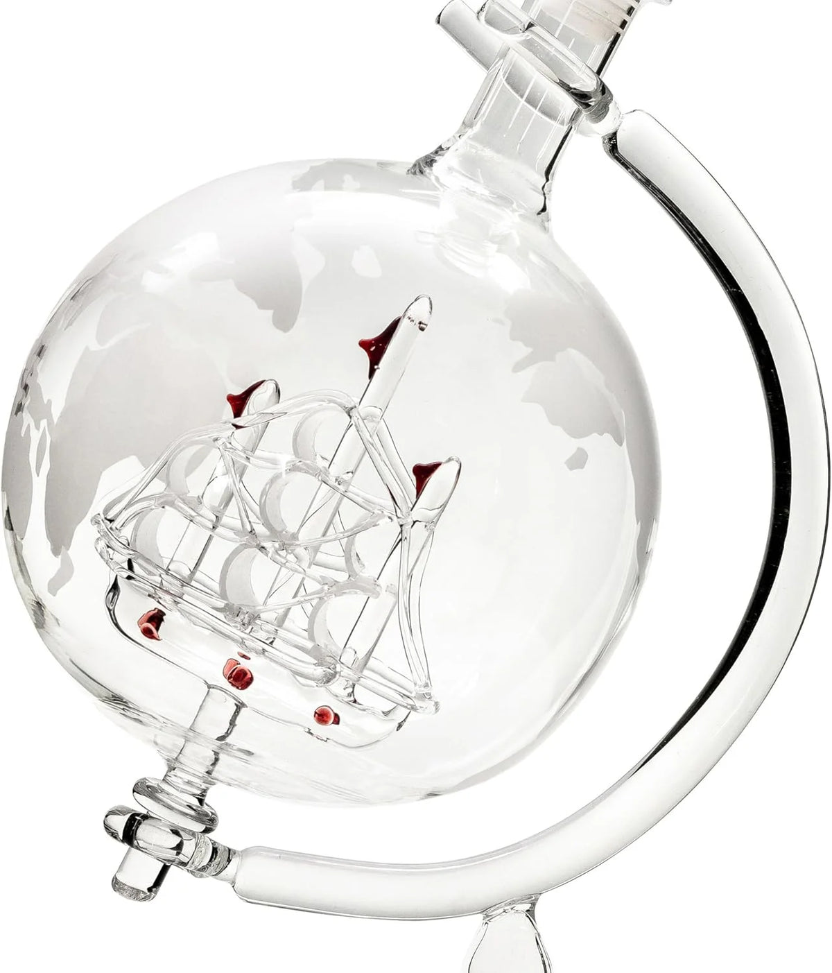Handmade Whiskey Decanter Set with 2 Glasses and Funnel L231