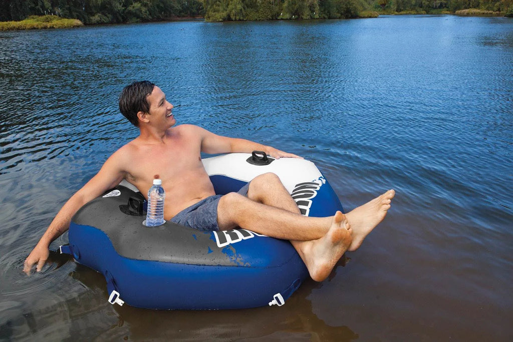 Inflatable Water Tube (2 Pack) and Inflatable Beverage Cooler S766