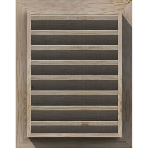 Primed Smooth Vertical Gable Vent U371