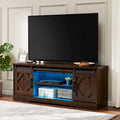 Brown TV Stand with Storage F417377