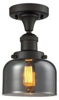Large Bell 1 Light Semi-Flush Mount Q166824