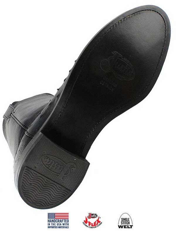 Black Full Quill Ostrich Boots F189