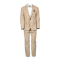 Khaki Herringbone Suit B580
