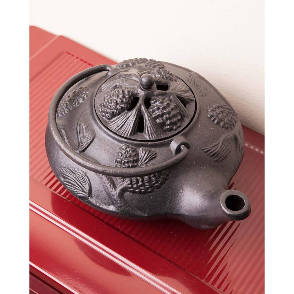 Black Cast Iron Wood Stove Kettle Steamer Y781