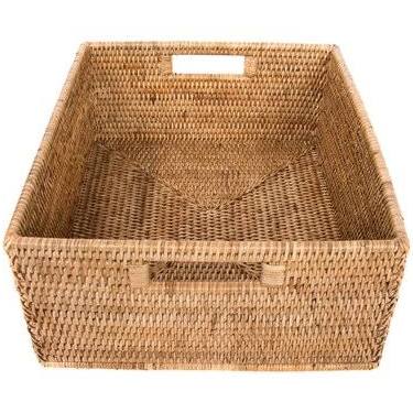 Rectangular Rattan Basket W22976