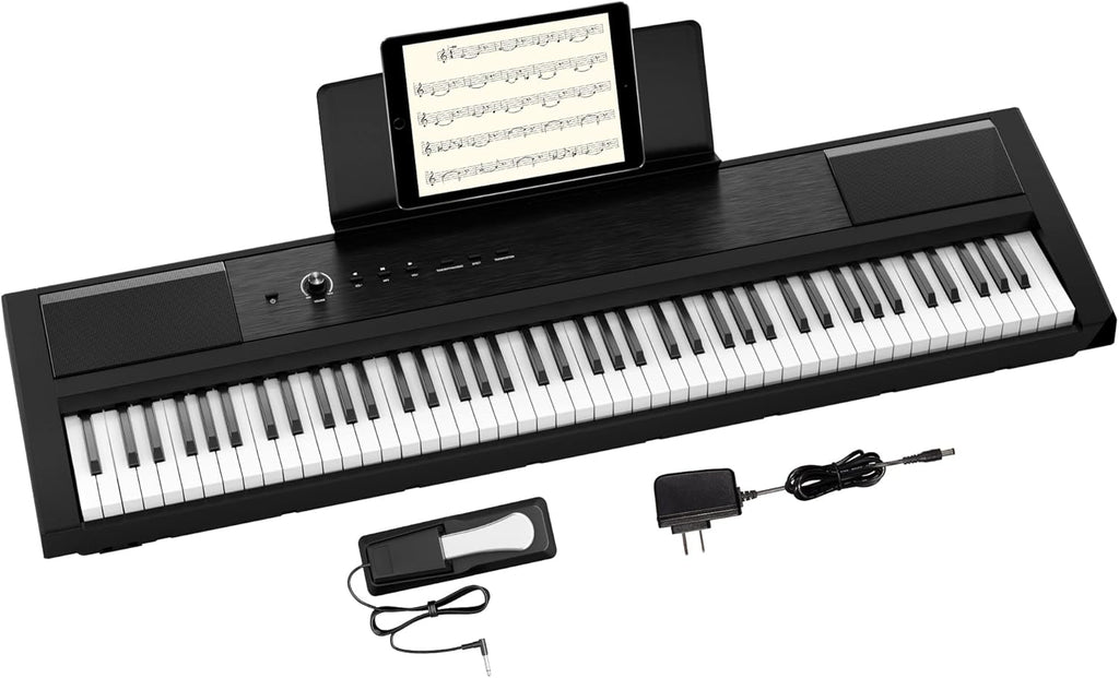 88 Key Semi-Weighted Portable Digital Piano with Sustain Pedal R65446