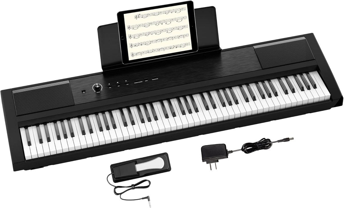 88 Key Semi-Weighted Portable Digital Piano with Sustain Pedal R65446