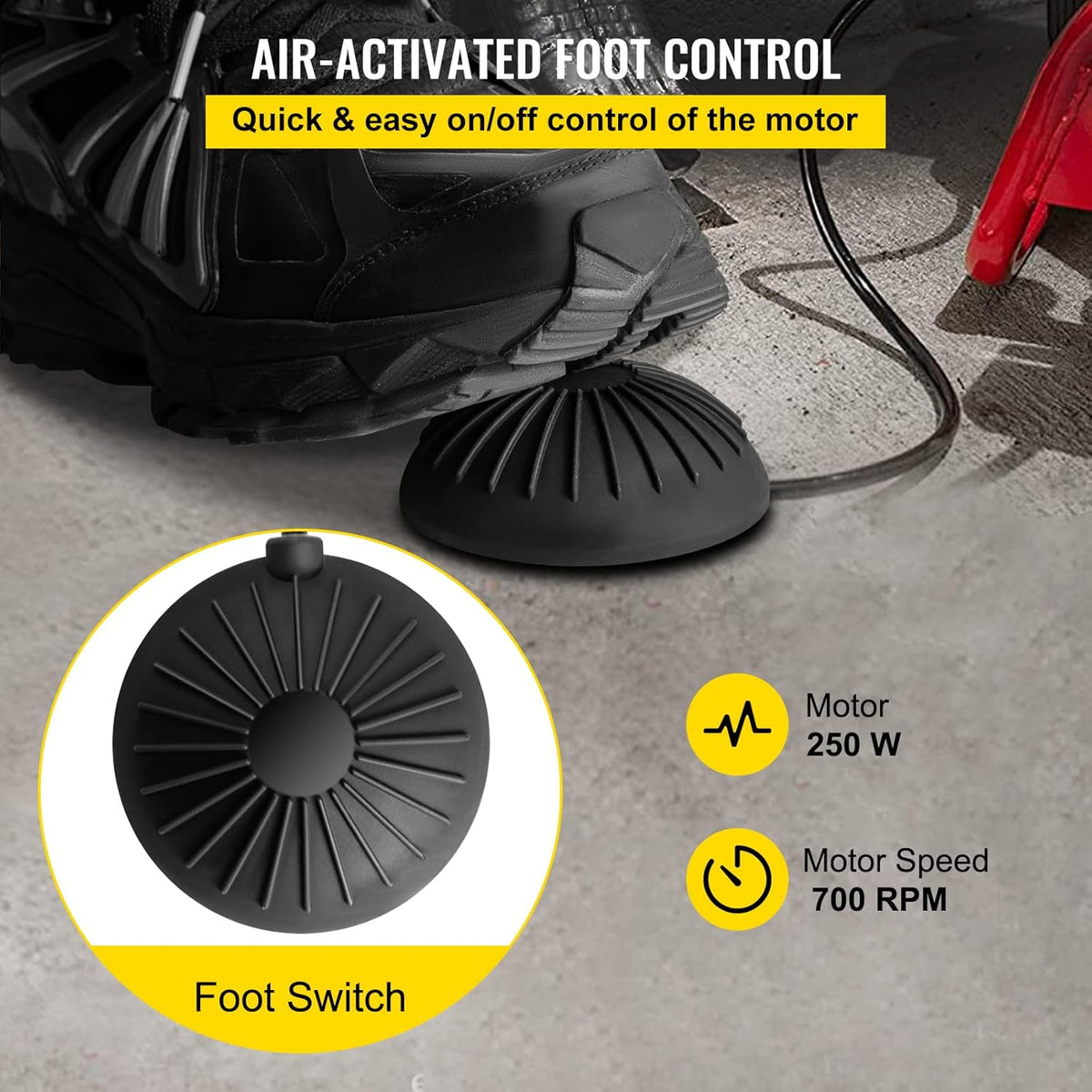 50 Ft x 1/2 Inch Drain Cleaning Machine with 4 Cutters H154458