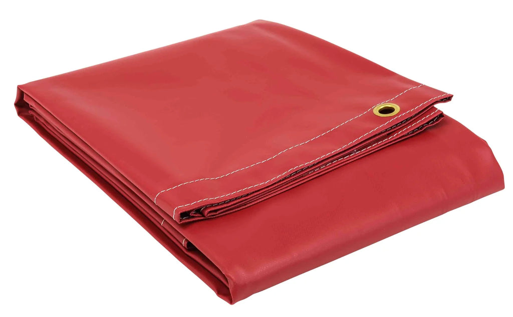 10' x 12' Red 18oz Vinyl Utility Tarp G3104
