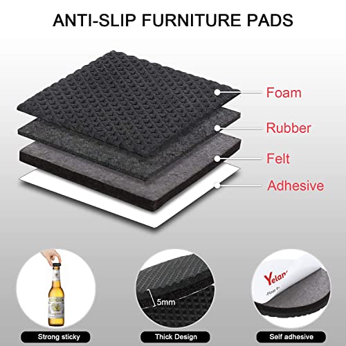 48pcs Non Slip Self Adhesive Rubber Furniture Pads R26221