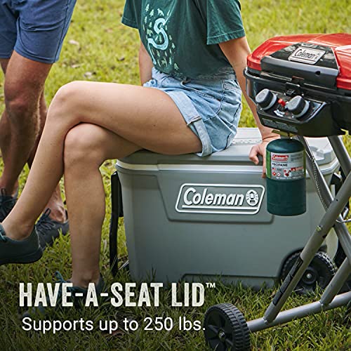 Insulated Rolling Cooler with Wheels, 100-Quart F2125