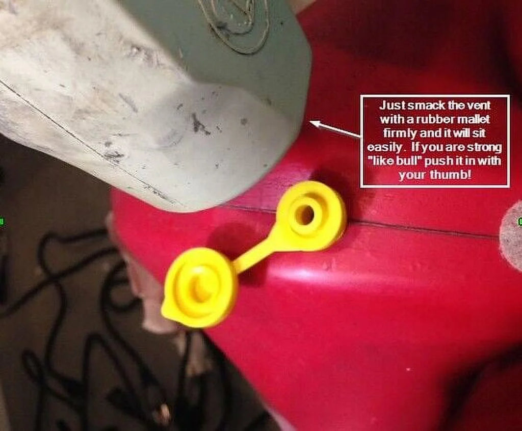 Yellow Fuel Gas Can Jug Vent Cap T860