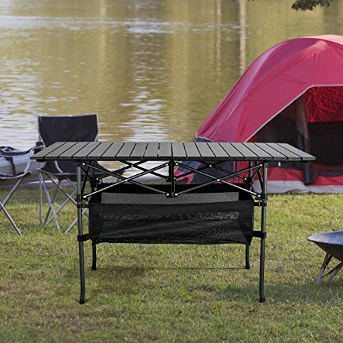 Lightweight Aluminum Folding Camping Table with Carrying Bag Z9086