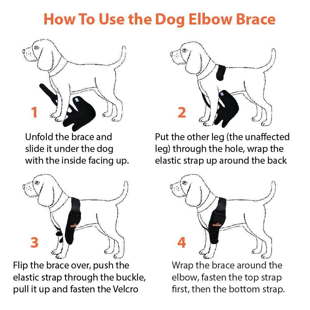Dog Elbow Brace Protector Pads F6427