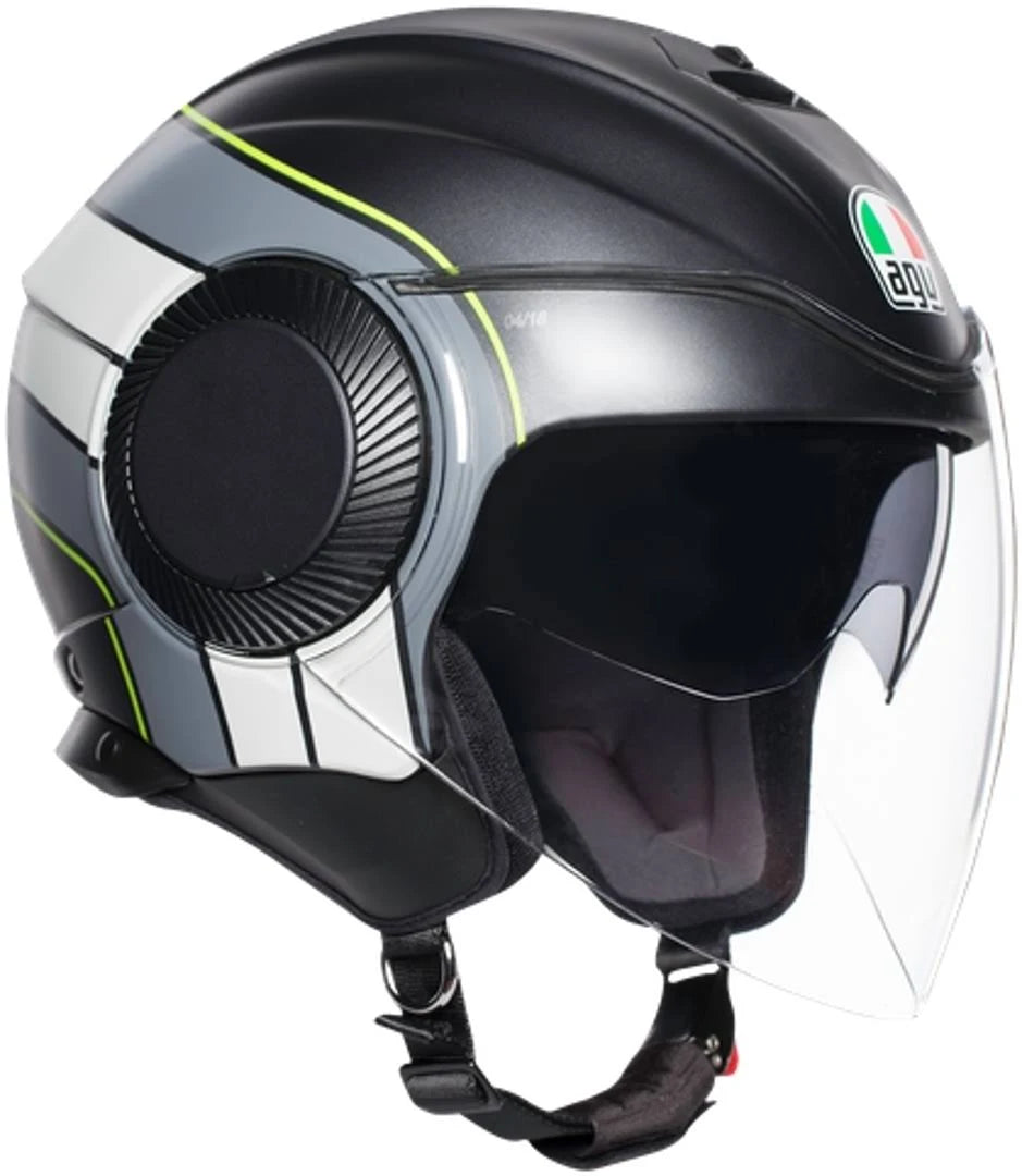 Matt Black / Grey / Yellow Fluo Helmet Size S O549828