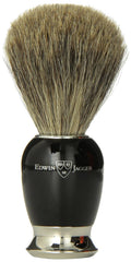 Simulated Horn Pure Badger Hair Shaving Brush with Nickel Plated Collar and End Cap V418696