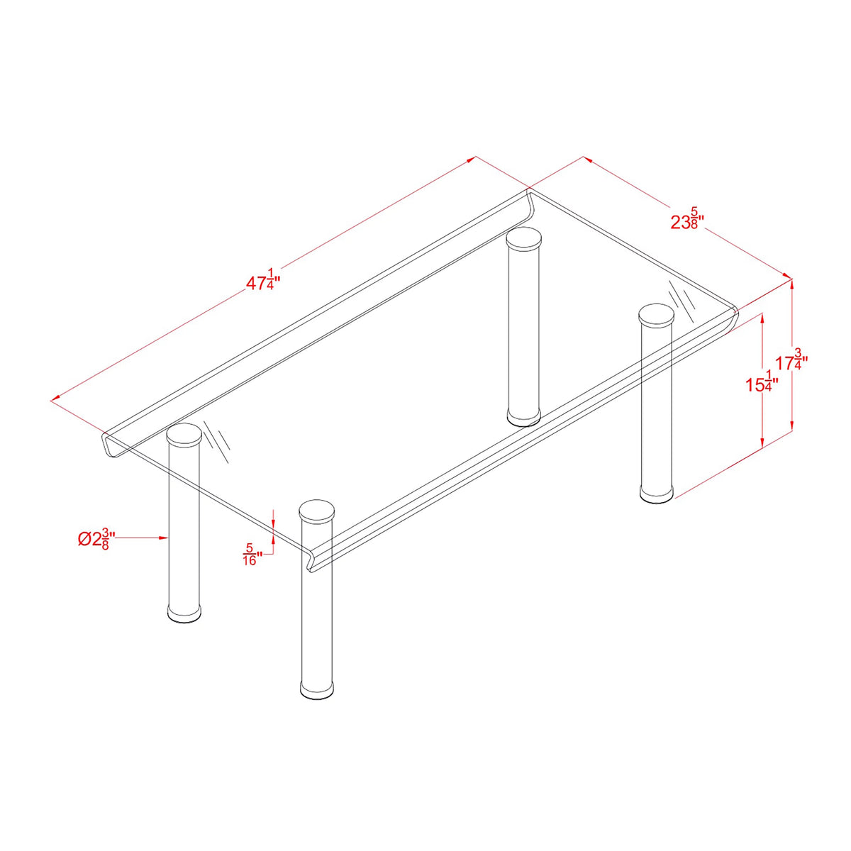 Glass Top Coffee Table M946305