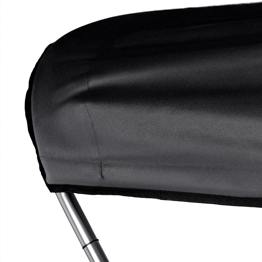 Black 600D Oxford Cloth Boat Cover with Aluminum Frame C76101