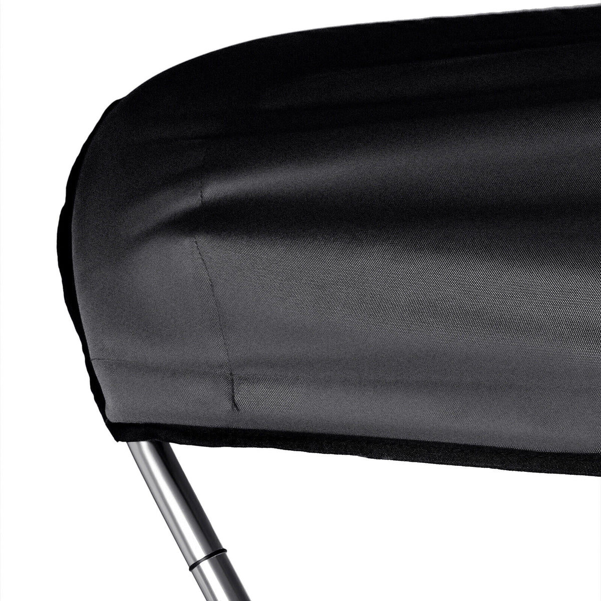 Black 600D Oxford Cloth Boat Cover with Aluminum Frame C76101