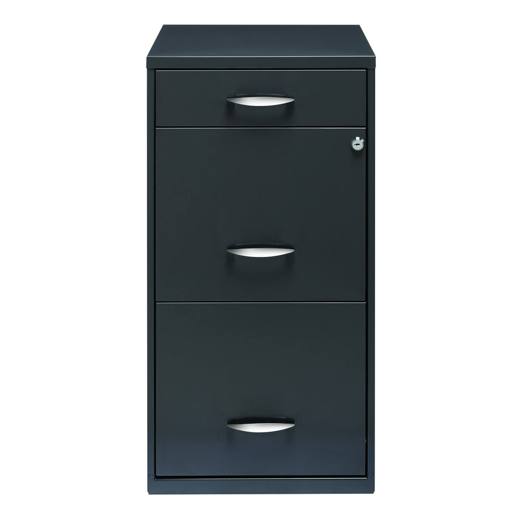 3-Drawer Charcoal File Cabinet P75338