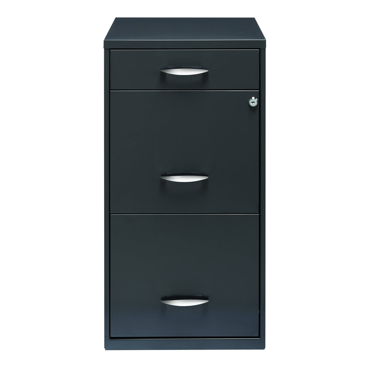 3-Drawer Charcoal File Cabinet P75338