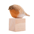 Small Wood Bird Figurine Statue C5054